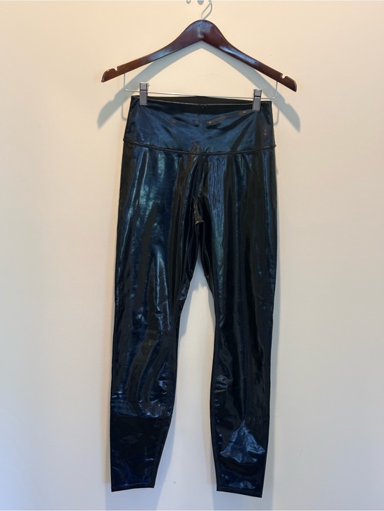 Good American Pants - Good American Black Faux Leather Leggings - High Shine
